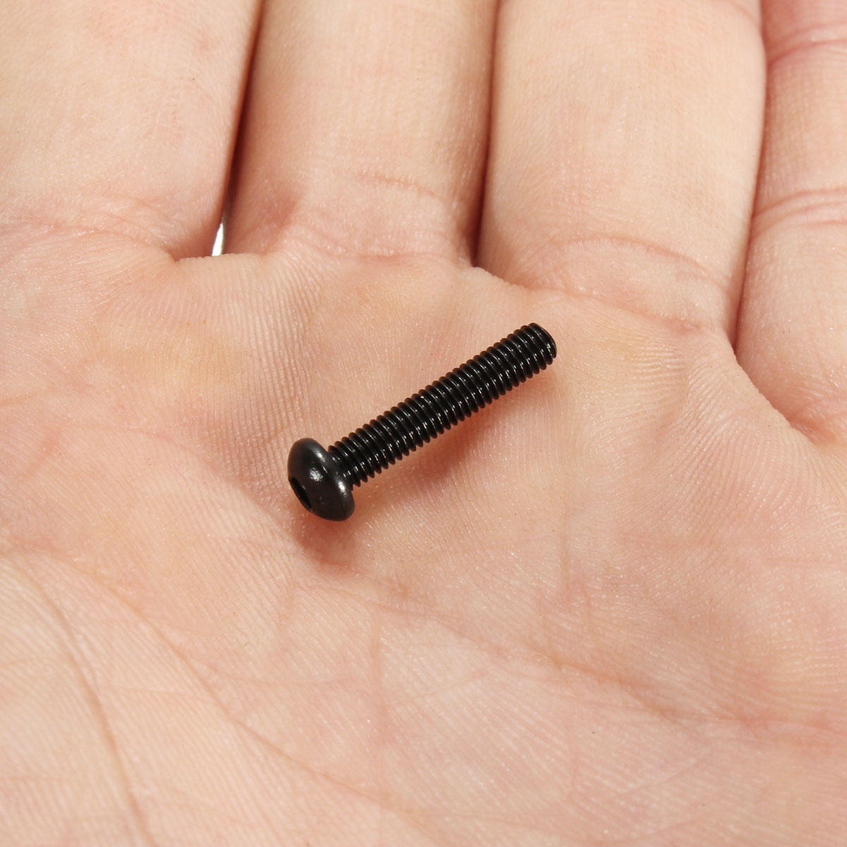 M3CH1 100Pcs M3 Carbon Steel Button Head Hex Socket Cap Screw Bolt Metric Allen Bolt