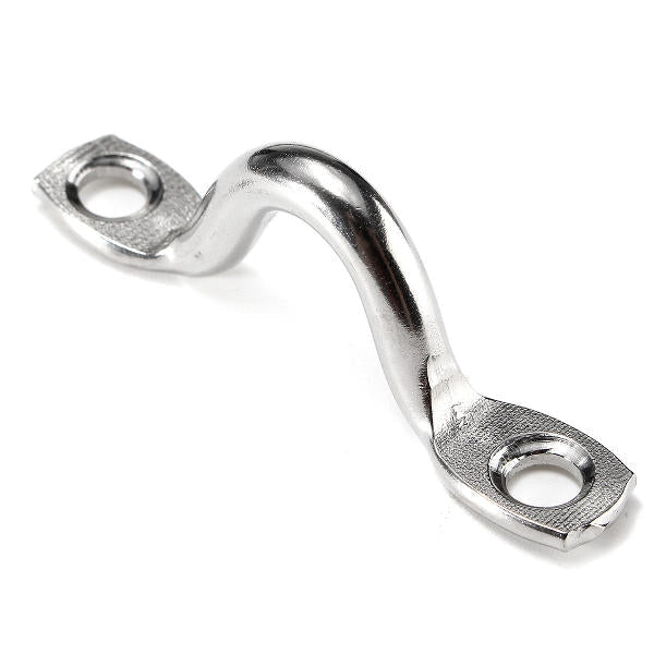 10Pcs Stainless Steel Boat Marine Canopy Bimini Pad Eye Strap Loop 5mm