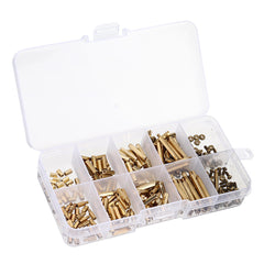 320Pcs M2 Male-Female Brass Hex Column Standoff Support Spacer Pillar for PCB Board