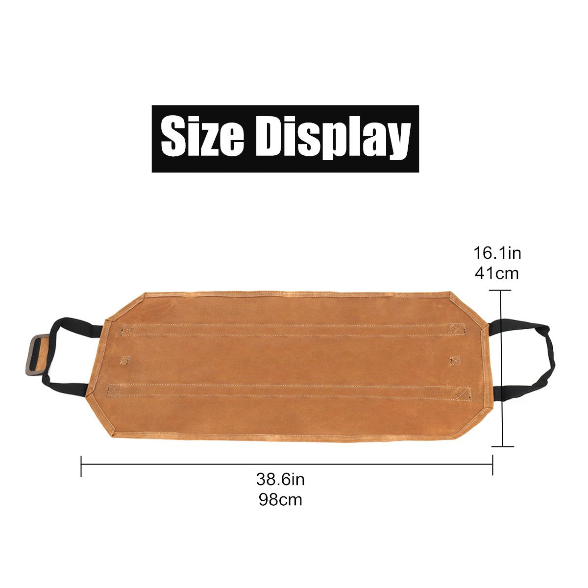 Firewood Carrier Holder Canvas Tote Bag Wood Bag Wood Storage Organizer Waterproof Portable Outdoor Camping