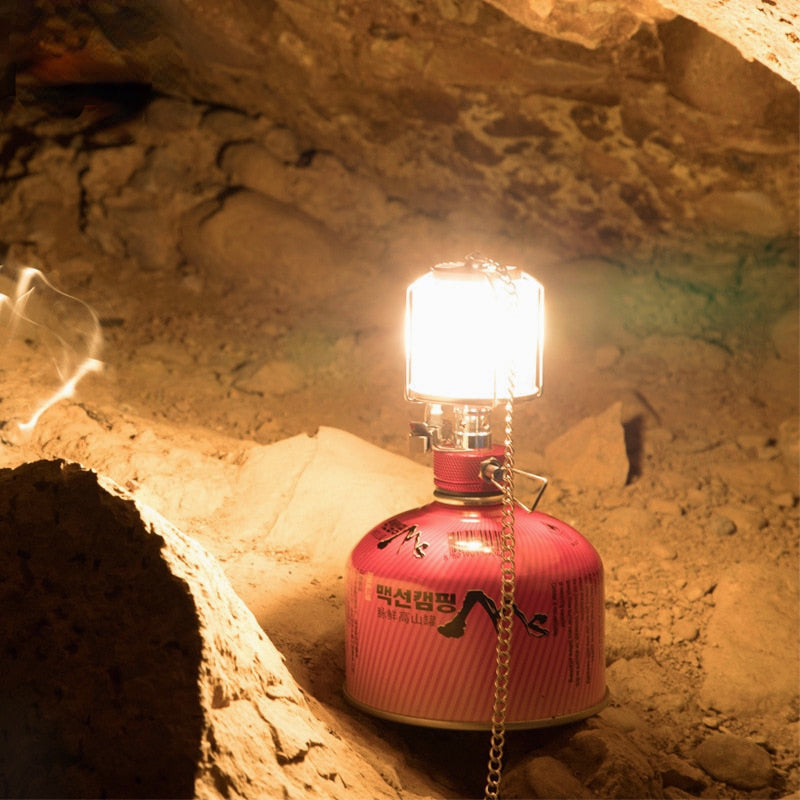 Portable Light Weight Camping Gas Lamp Outdoor Night Tent Lamp