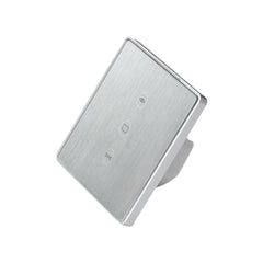 WiFi Curtain Switch Type 86 EU Standard Metal Frame Brushed Wall Curtain Switch