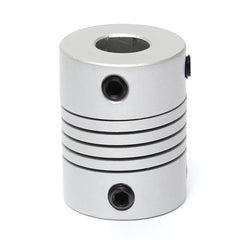 8mm x 10mm Aluminum Flexible Shaft Coupling OD19mm x L25mm CNC Stepper Motor Coupler Connector