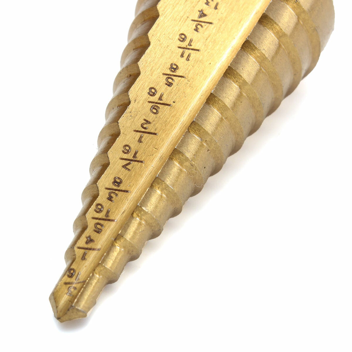HSS Titanium Pagoda Drill/Ladder Drill 1/4&3/8&1/2 Inch Round Shank Step Drill Bit