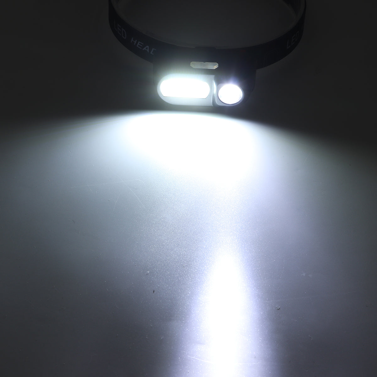 USB Rechargeable COB Headlamp Running Camping Fishing Cycling Flashlight Sensor Work Light
