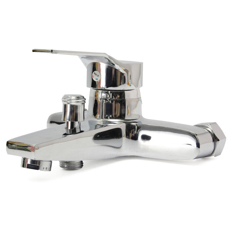 Modern Bathroom Tap Tub Shower Faucet Wall Mount Head Bath Valve Mixer