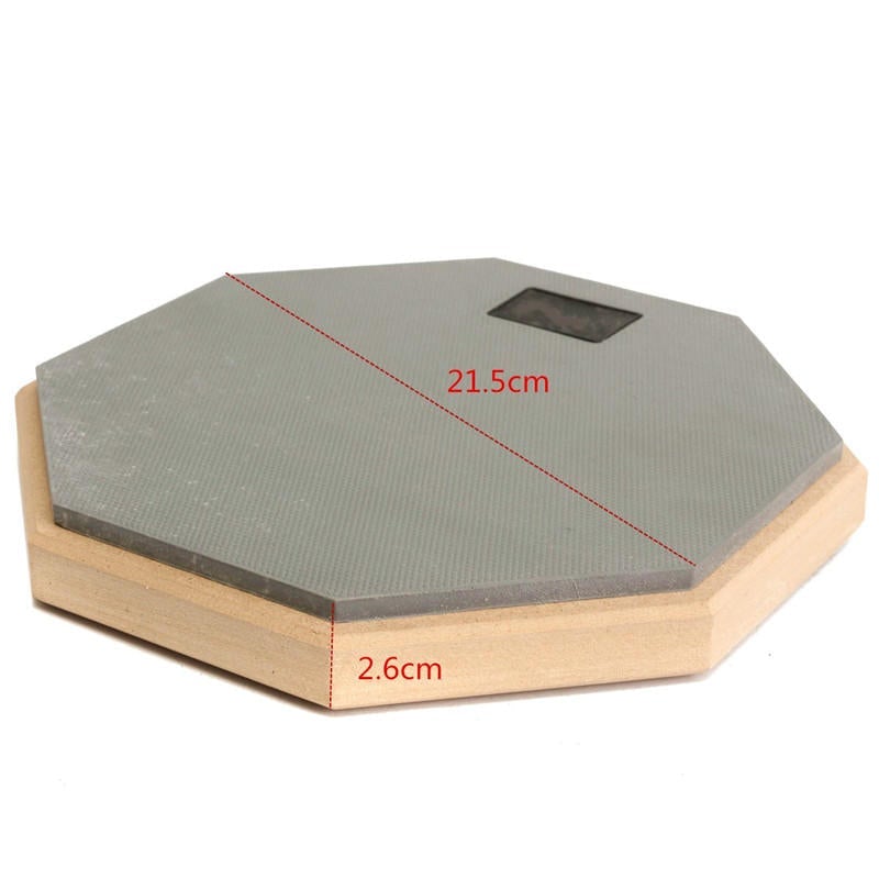 8 Inch Rubber Wooden Beginner Drum Practice Silencer Pads Quiet Practice Dumpad