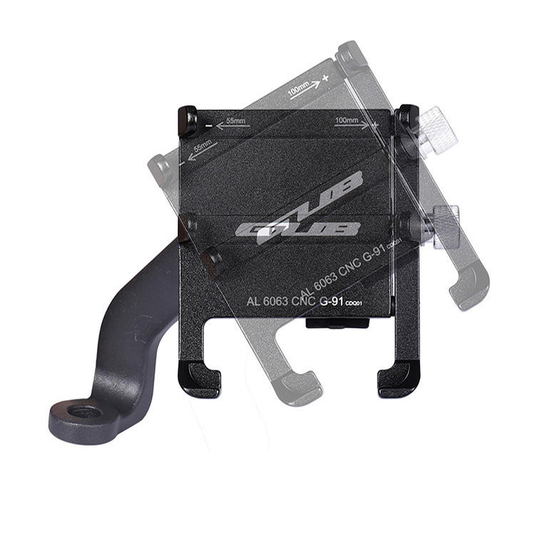 USB 12V-48V 360 Rotatable Anti-Slip Universal Bicycle Phone Holder Motorcycle Electric Bike Handlebar Mount Bracket Clip Stand For 55mm-100mm Phone