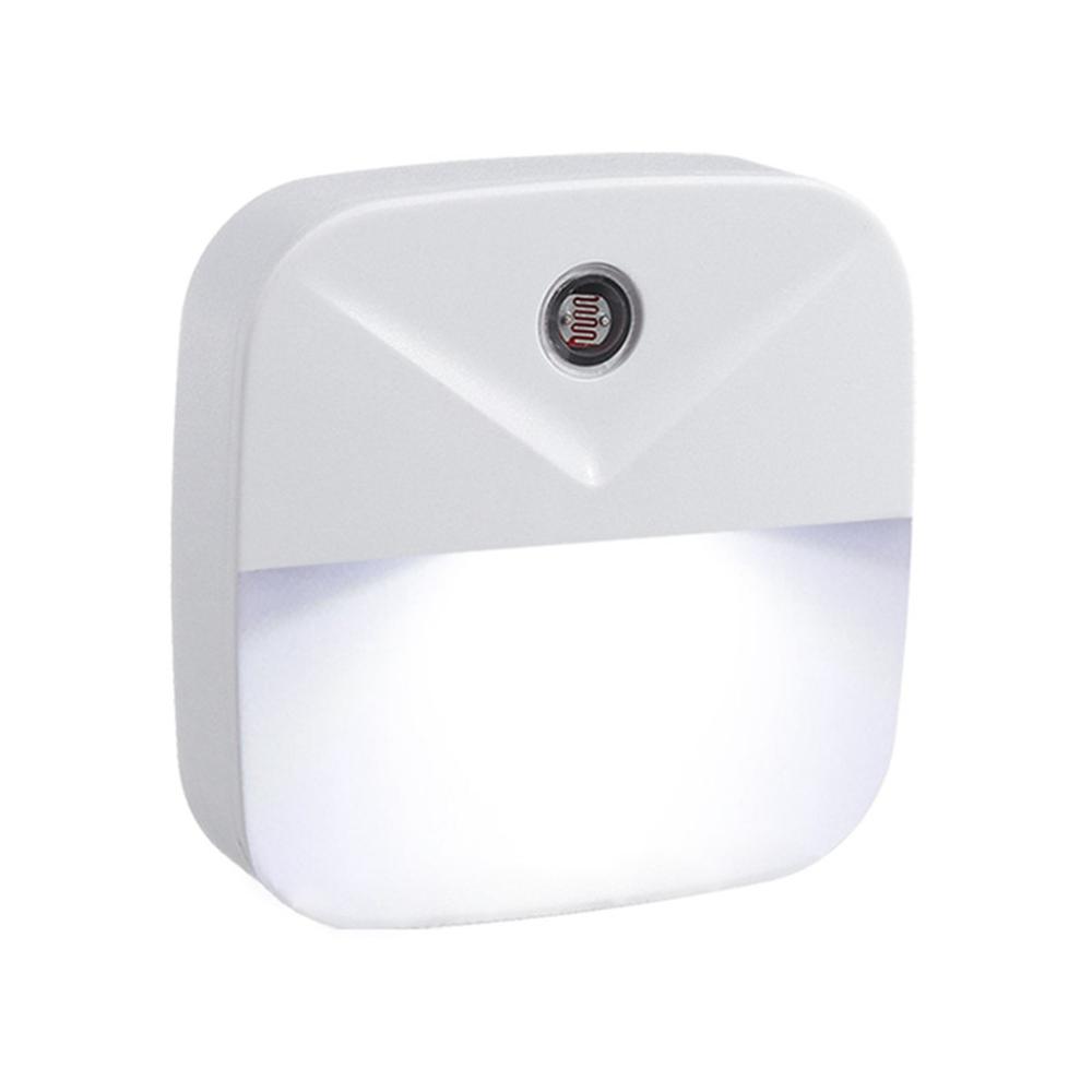 Mini LED Night Light Plug-In Wall Lamp Light Sensor Control For Kids Bedroom