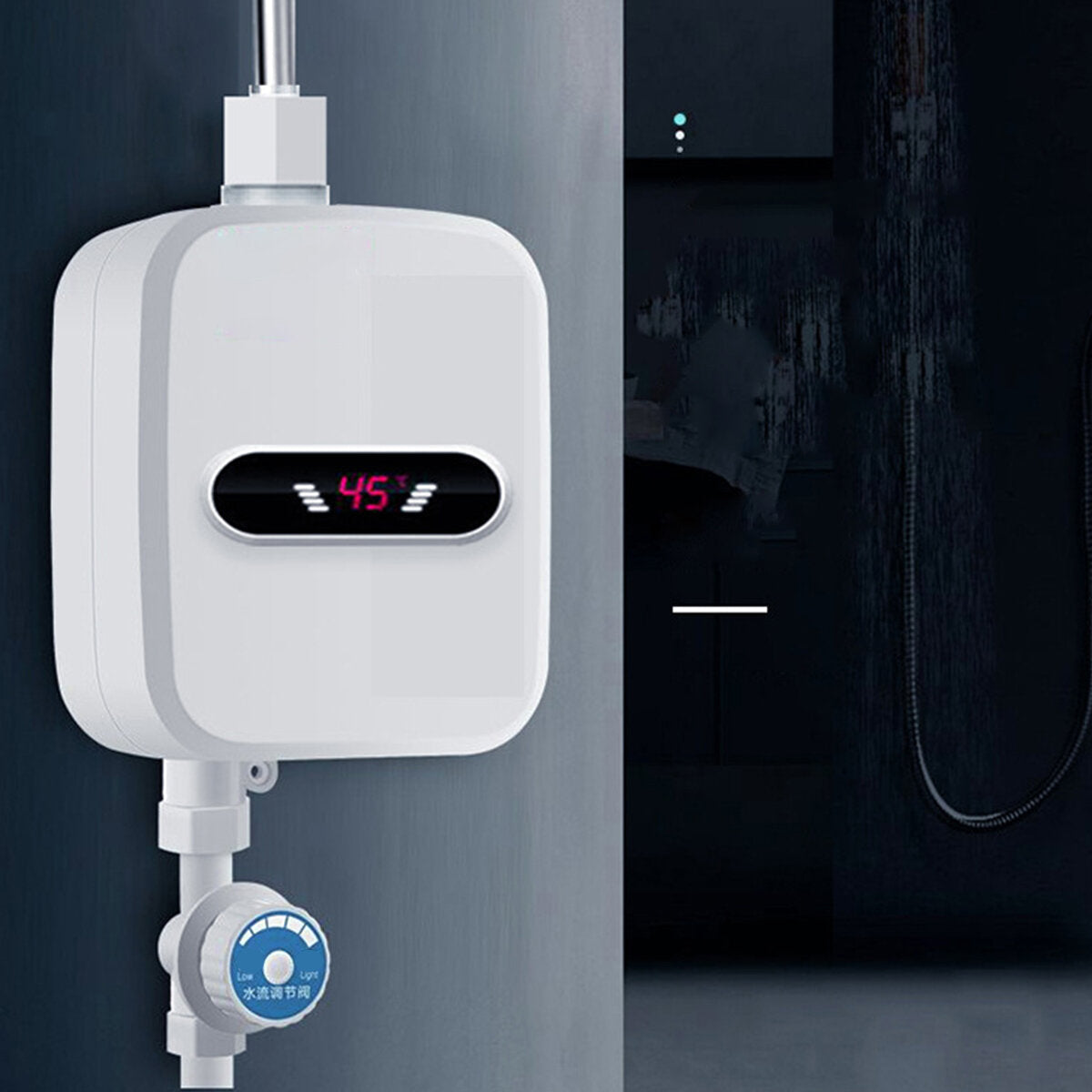Electric Tankless 3500W Mini Instant Hot Water Heater Kitchen Faucet Tap Heating