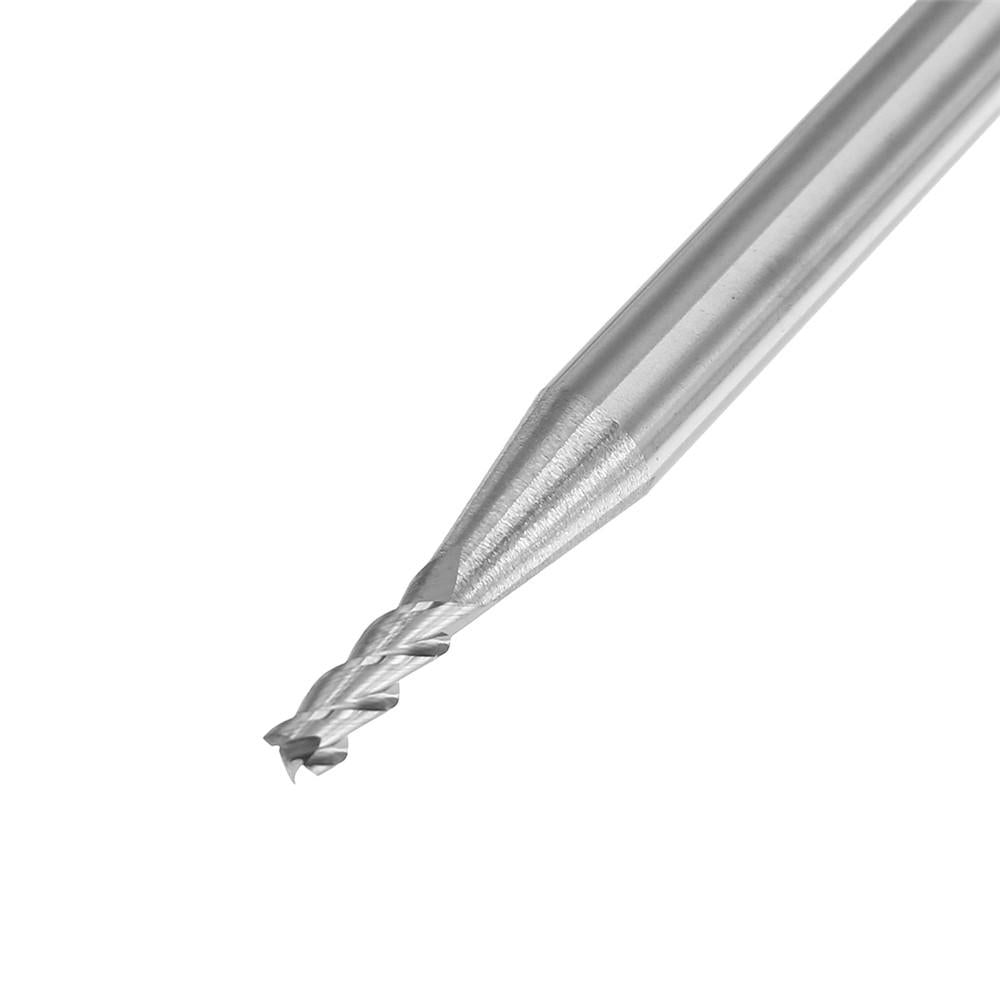 10pcs 2mm HRC58 3 Flutes End Mill Cutter Tungsten Carbide CNC Milling Tool for Aluminum