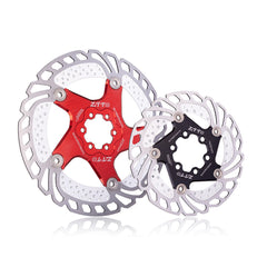 140/160/180/203mm Aluminum Alloy Steel Metal Heat Dissipation Six Spike Disks Bicycle Floating Discs Mountain Bike Floating Discs