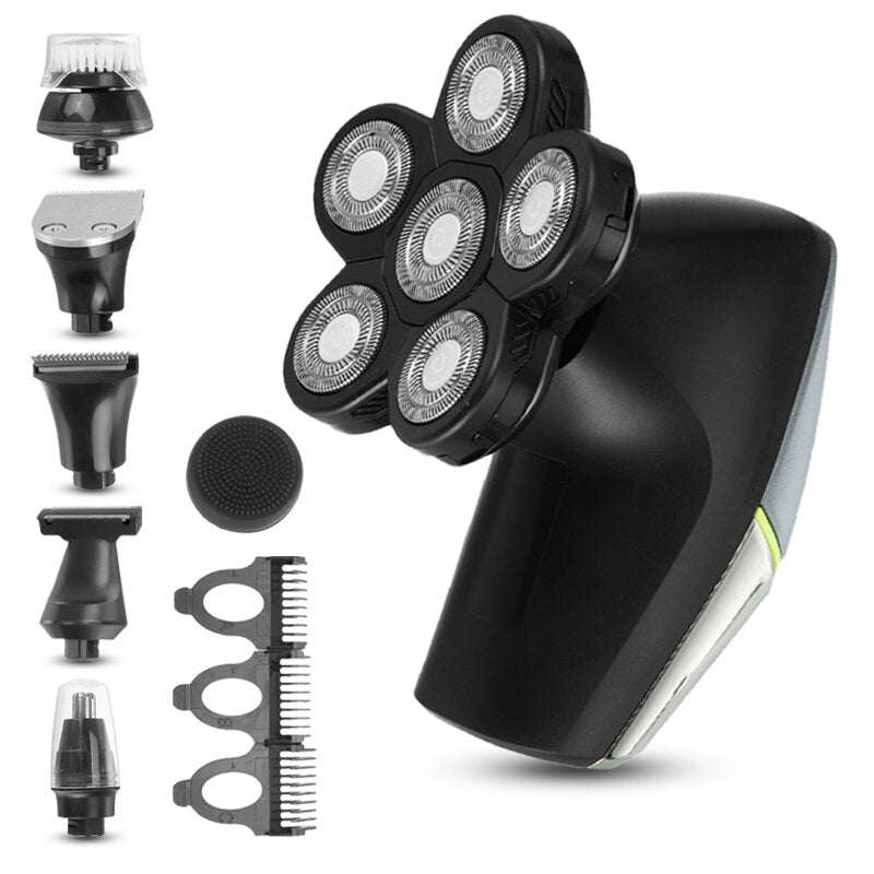 Intelligent LCD Power Display Electric Shaver Smart Travel Lock Electric Shaver IPX6 Waterproof USB Charging Electric Shaver