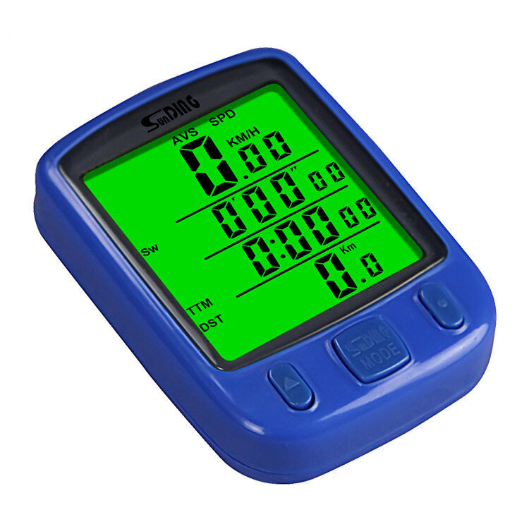 Multifunctional Bicycle Computer Wired Odometer Stopwatch Waterproof Mini Digital LCD Speedometer Tracker