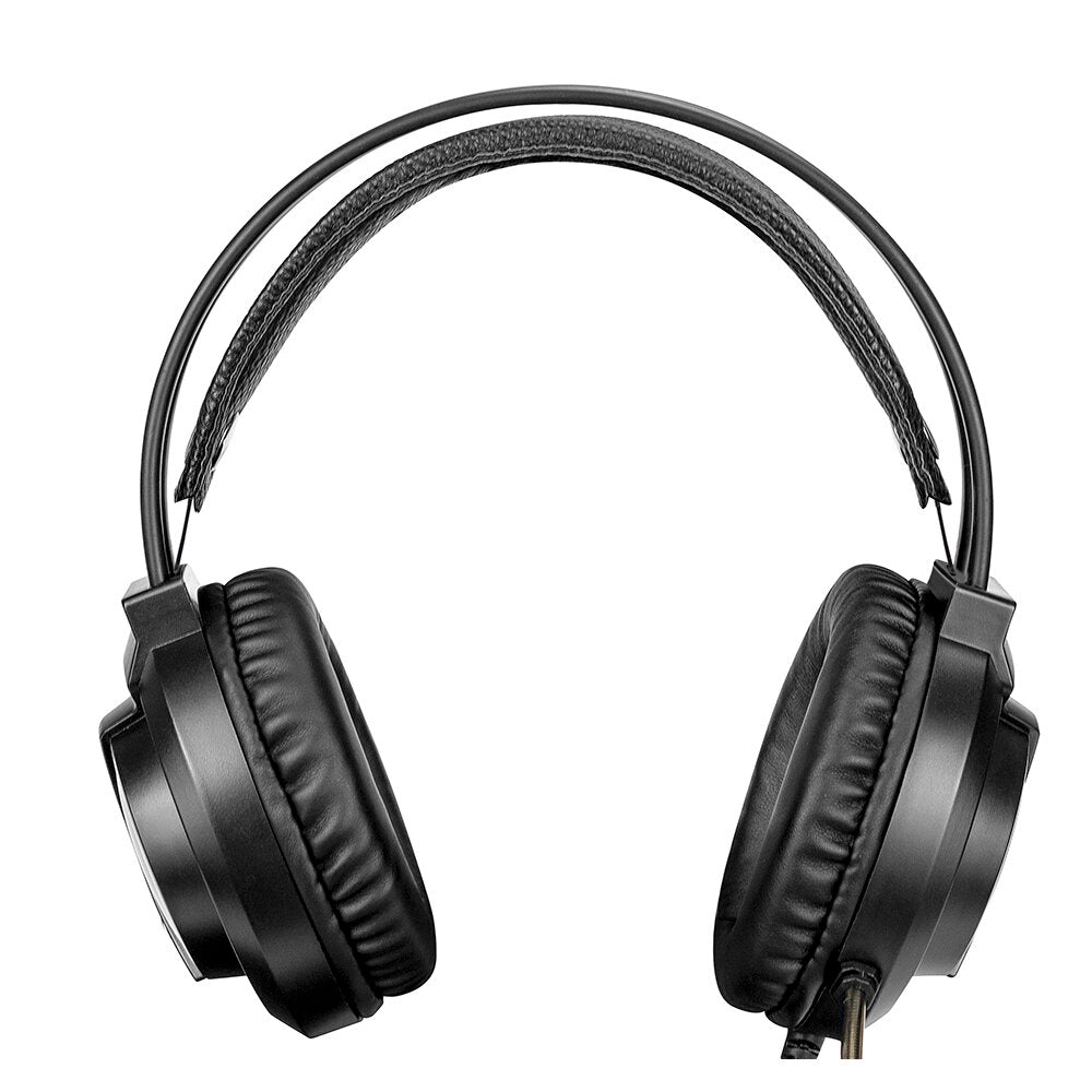 Gaming Headset 50mm Loudspeaker Colorful Breathing Light 360 Sensitive Microphone for PC