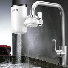 3000W Electric Tankless Hot Water Heater Faucet 3s Instant Heating Digital Display Bathroom Kitchen Tap IPX4 Waterproof