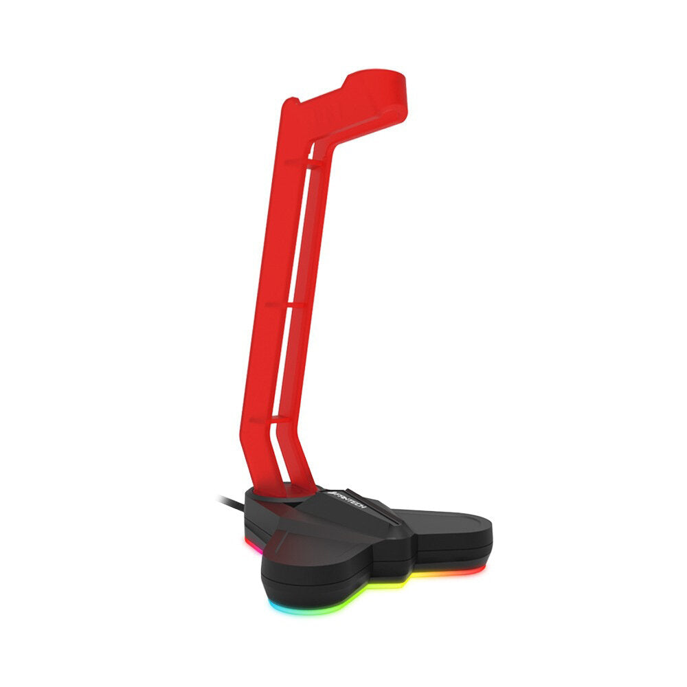 RGB Light-emitting Headphone Stand Headset Hook Holder Display Rack Storage Tools Anti-slip Aggravating Base