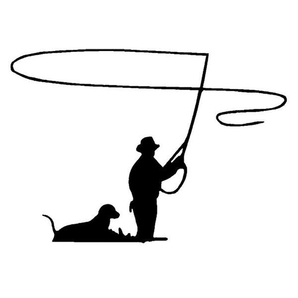 Go Fishing Personalized Car Stickers Auto Truck Vehicle Motorcycle Decal 16.5x11.5cm