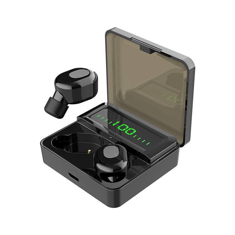 TWS Button Control Wireless Bluetooth 5.0 Earphone Hi-Fi Bass Sports Handsfree Headset With Mic 2000mAh LED Display Charging Box