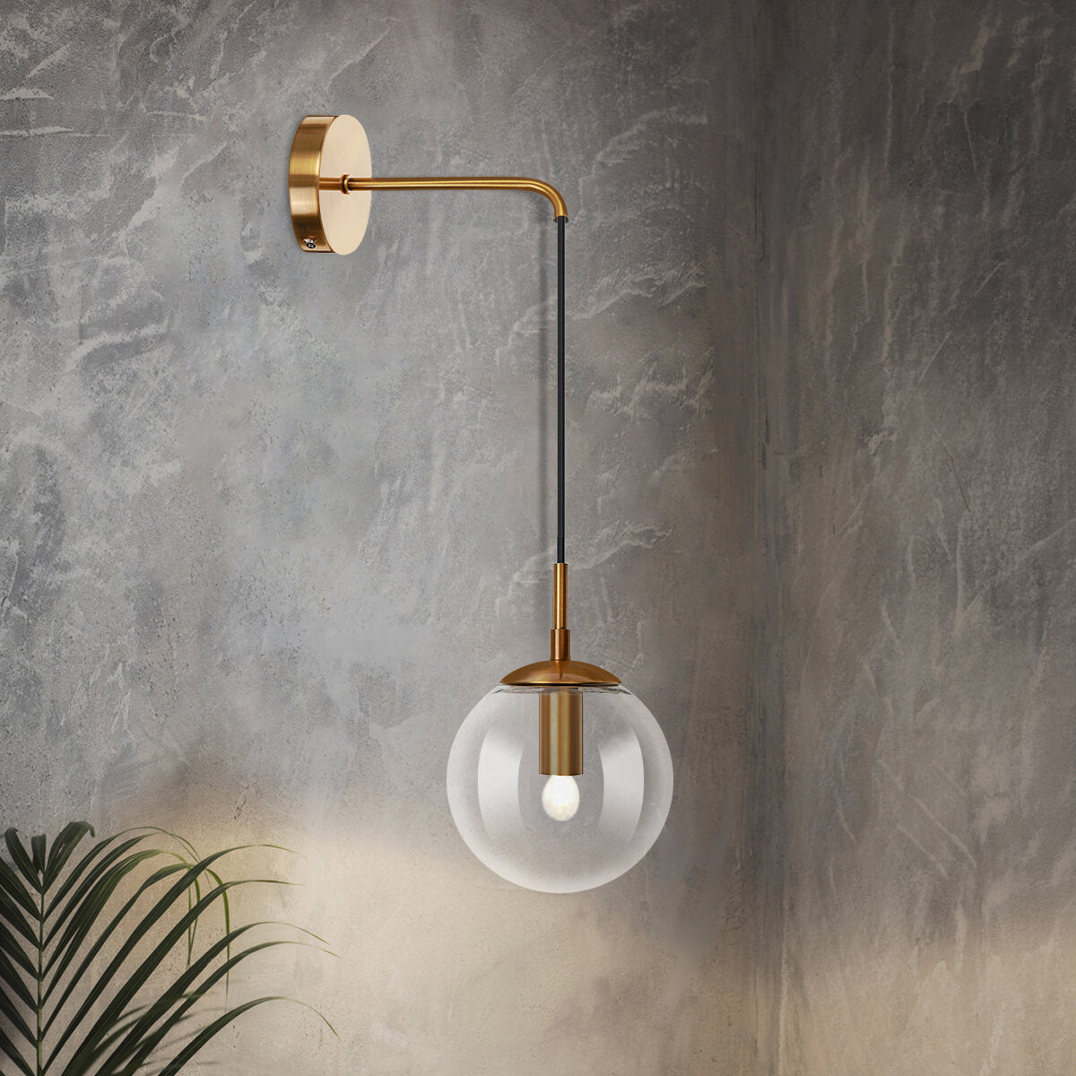 Adjustable LED Reading Lamp Wall Mounted Spotlight Bedside Night Light Christmas Decor