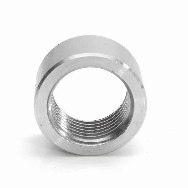 Round Sensor Nut Thread Stainless Steel Exhaust Pipe Base O2 Oxygen Sensor Nut