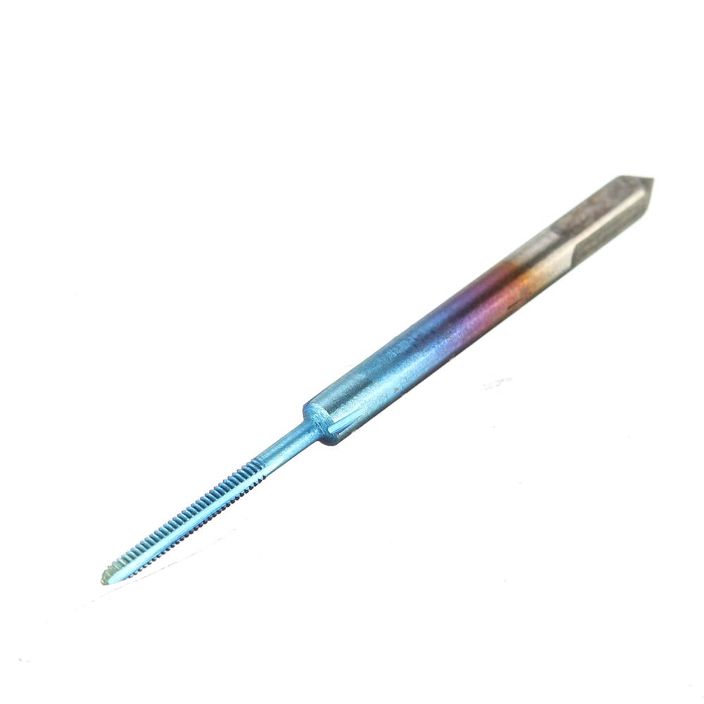 M1-1.8 Nano Blue Coated Metric Thread Tap Straight Flute Machine HSS Screw