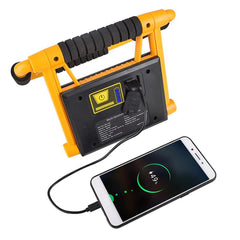 LED Portable Spotlight Searchlight Camping Light Rechargeable Handheld Work Light Power Waterproof Lantern