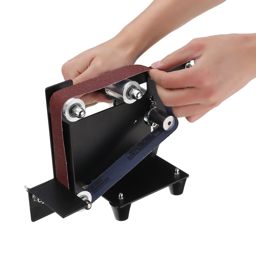 DIY Belt Sander Attachment Use 775 795 895 Motor Sanding Belt Adapter Bracket with 5mm Motor Connecting Shaft