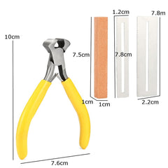 Guitar Fret Puller Pliers File Fingerboard Guards Fretboard Fret Protector Shims Set