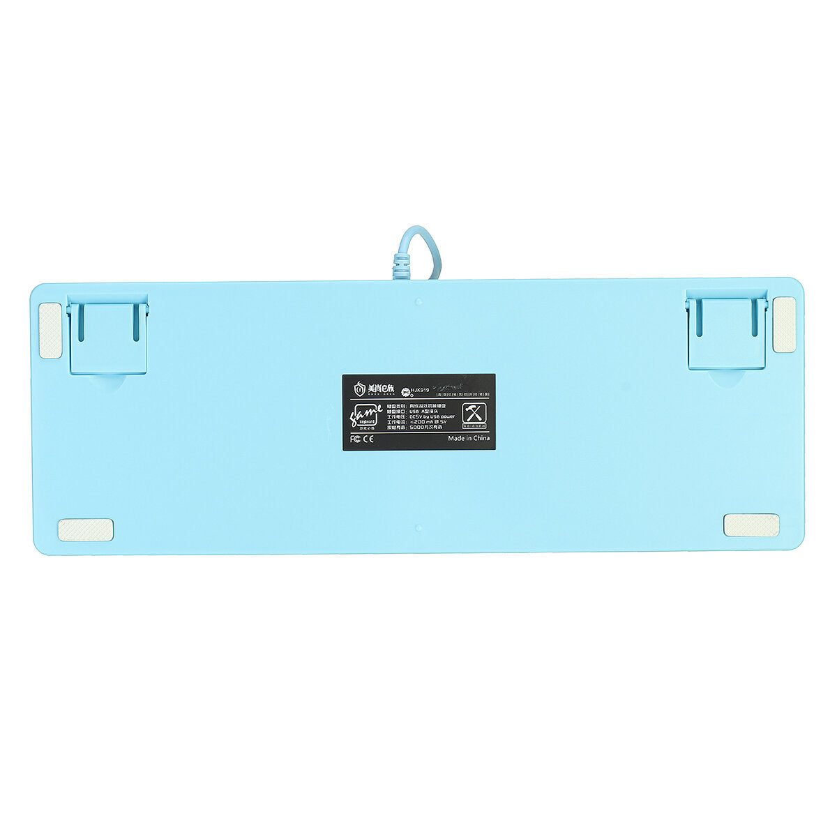 Wired Mechanical Gaming Keyboard 87-Key 87% TKL Layout Suspended Keycaps Hot Swappable RGB Backlit Mechanical with Supplement Switches Keycap Puller