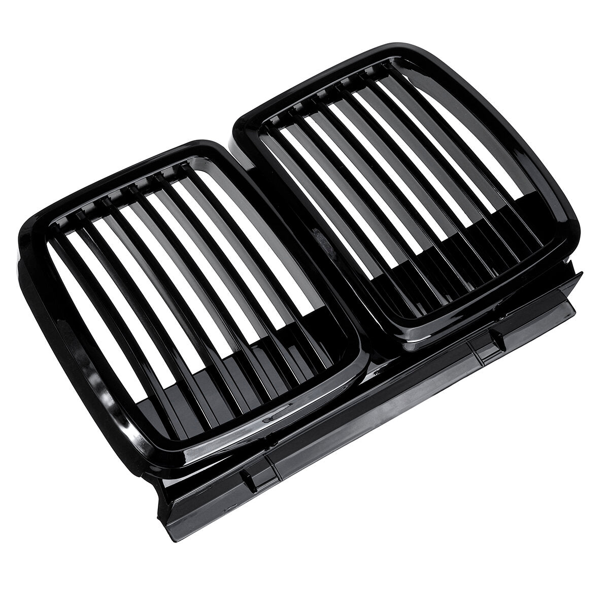 Glossy Black Front Kidney Grill Car Grille Metal Grid For BMW 3 Series