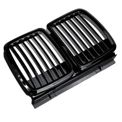 Glossy Black Front Kidney Grill Car Grille Metal Grid For BMW 3 Series