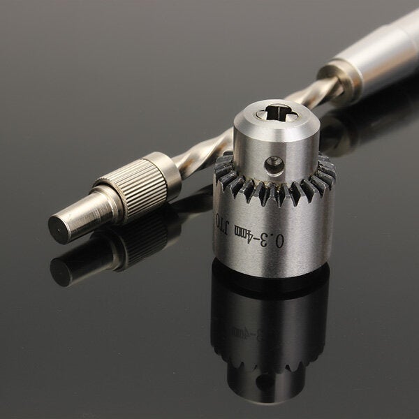 Semi-automatic Mini Hand Drill with 10 Twist Drills 0.3-4.0mm Reamer Pinhole Hand Drill
