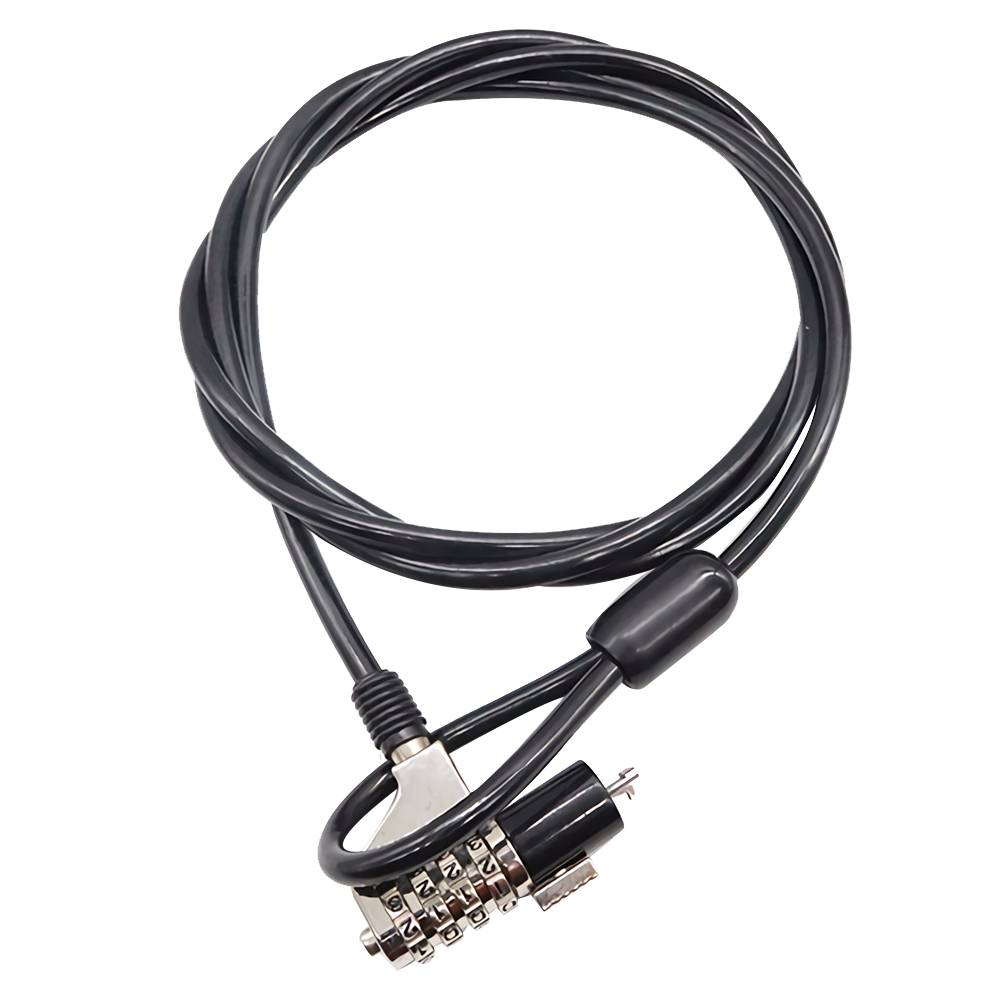 Anti Theft Laptop Lock Security Cable 4 Digit Password Protections