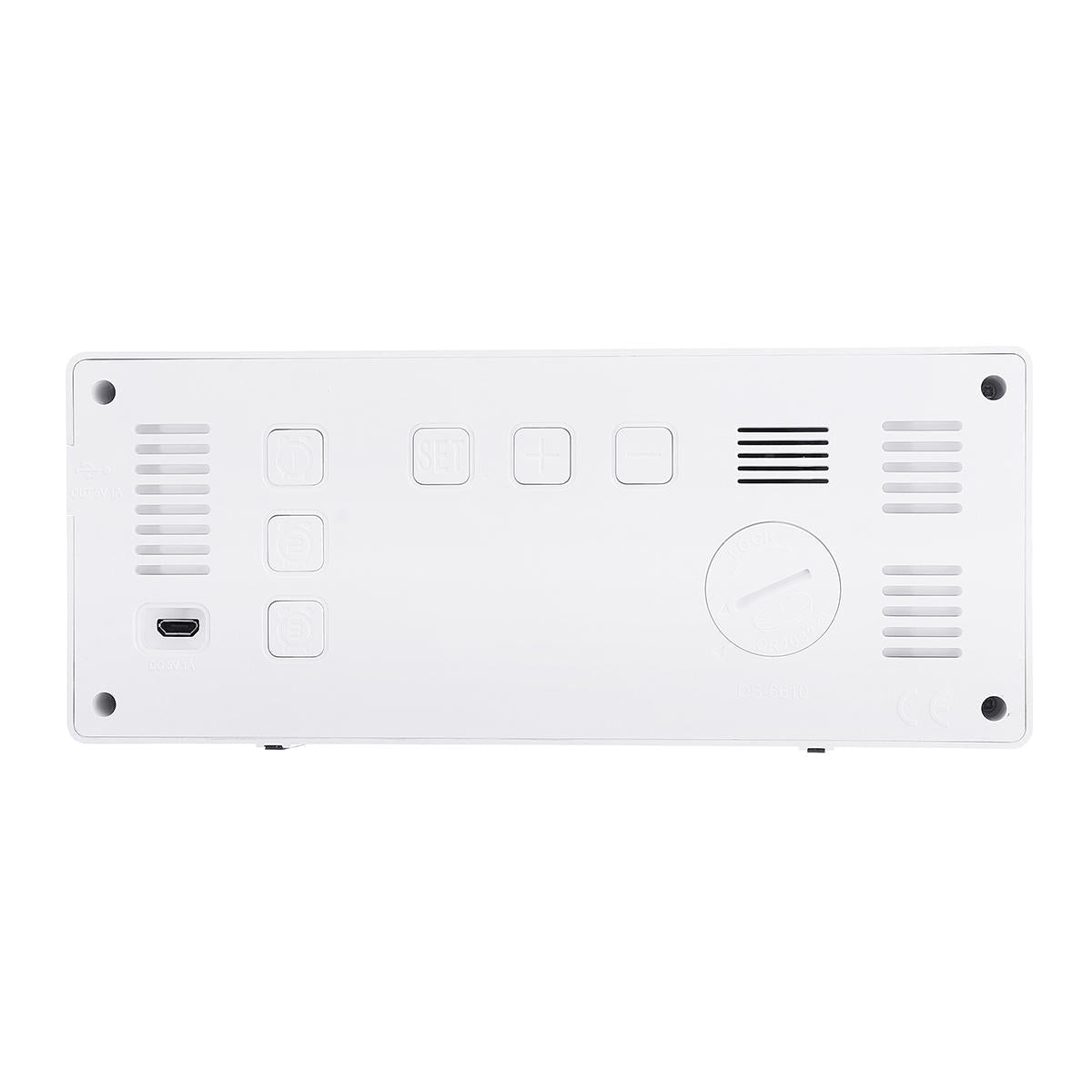 LED Alarm Clock Digital Snooze Touch Control Table Clock Day Time Temperature Display Home Decoration