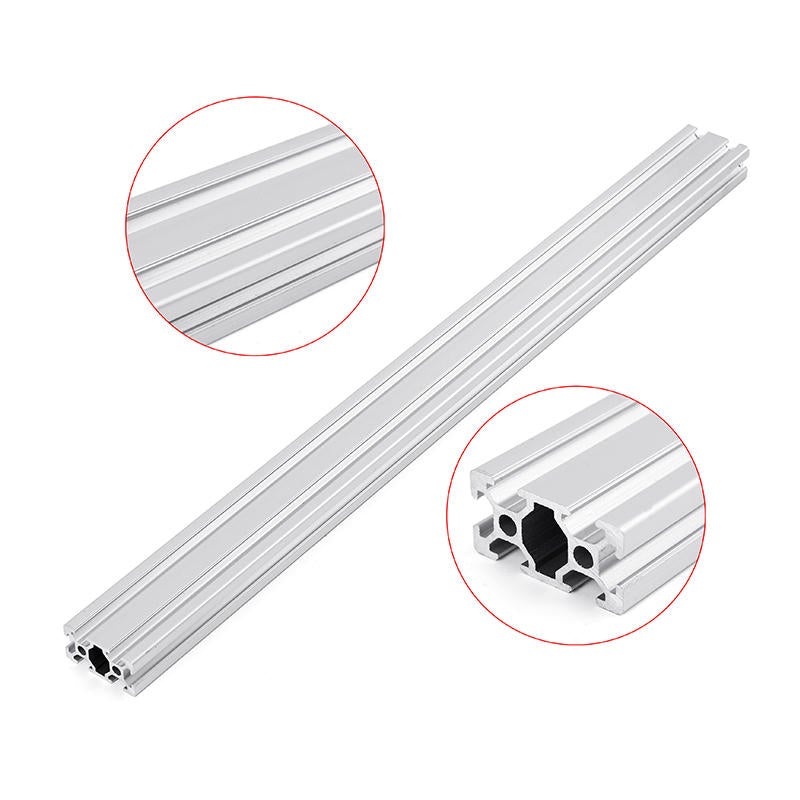500mm Length T-Slot Aluminum Profiles Extrusion Frame For CNC
