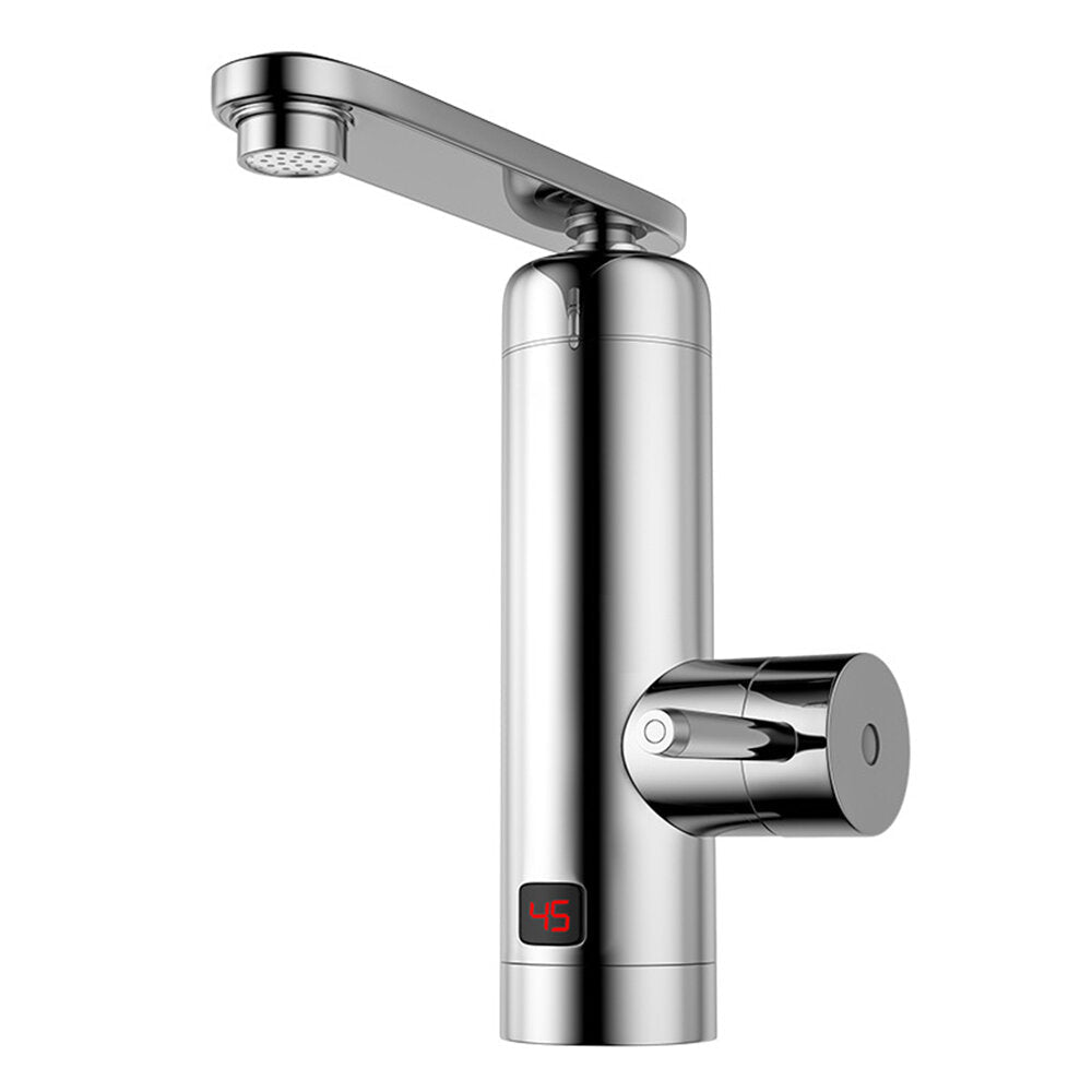 3 Seconds Fast Heating Faucet Real Time Temperature Digital Display 360 Rotation Fast Electric Hot Water Tap