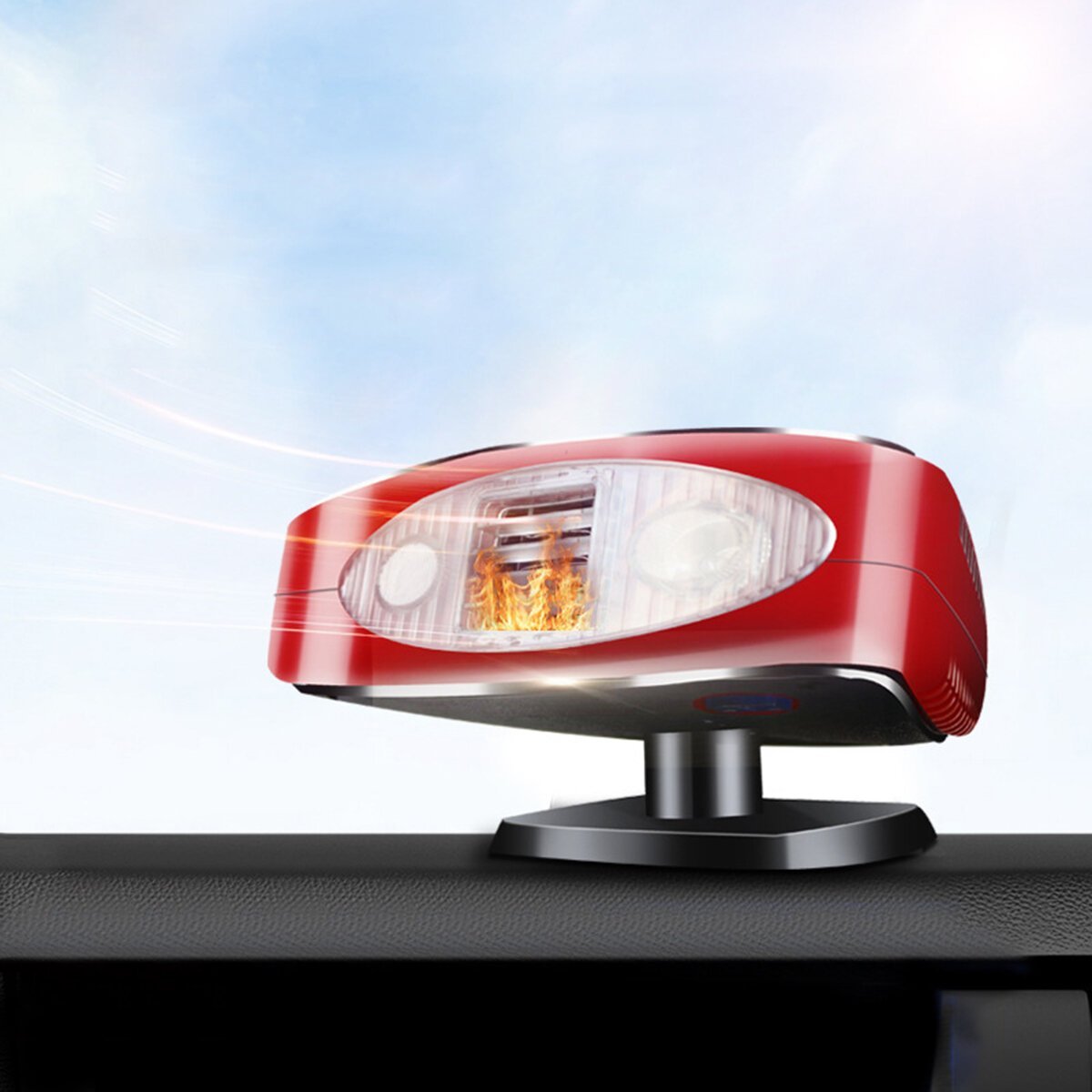 2 in 1 Car Heater Windscreen Defogger Defroster Heating Cooling Fan Hot and Cold Dual Use