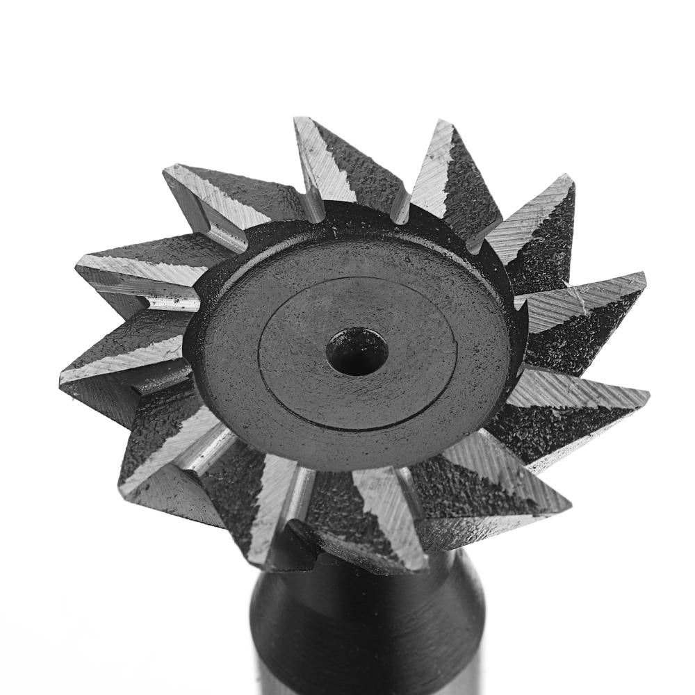 55 Degree 8-35mm Dovetail Groove HSS Straight Shank Slot Milling Cutter End Mill CNC Bit