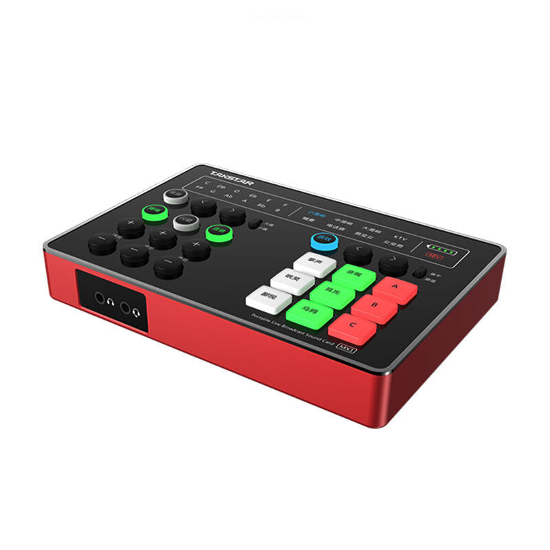 Sound Card for Live Broadcast Game Webcast Karaoke Anchor Audio Mobile Phone PC Computer