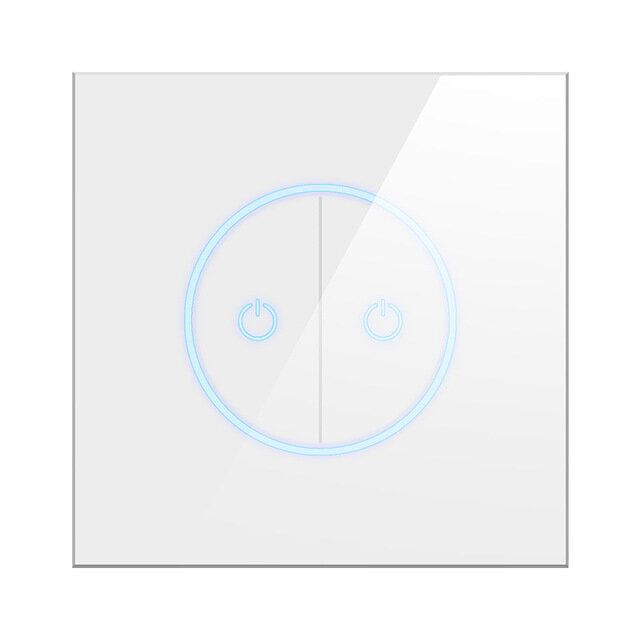 WiFi Smart Home Control 10A Smart House Light Wall Switch Wireless Touch Switches Remote Controller Voice Control Via Google Home Alexa