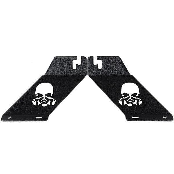 1 Pair 20inch LED Light Bar Hood Mounting Brackets Fit for 07-16 Jeep Wrangler
