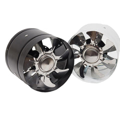 6Inch Inline Duct Fan Booster Exhaust Blower Air Cooling Vent Metal Blades
