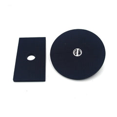 2Pcs Round Square Sanding Backing Pad Radial Sander Disc for Dry-wall Repair Set Multifunctional Grinding Block Wall Polisher Tools Accessories