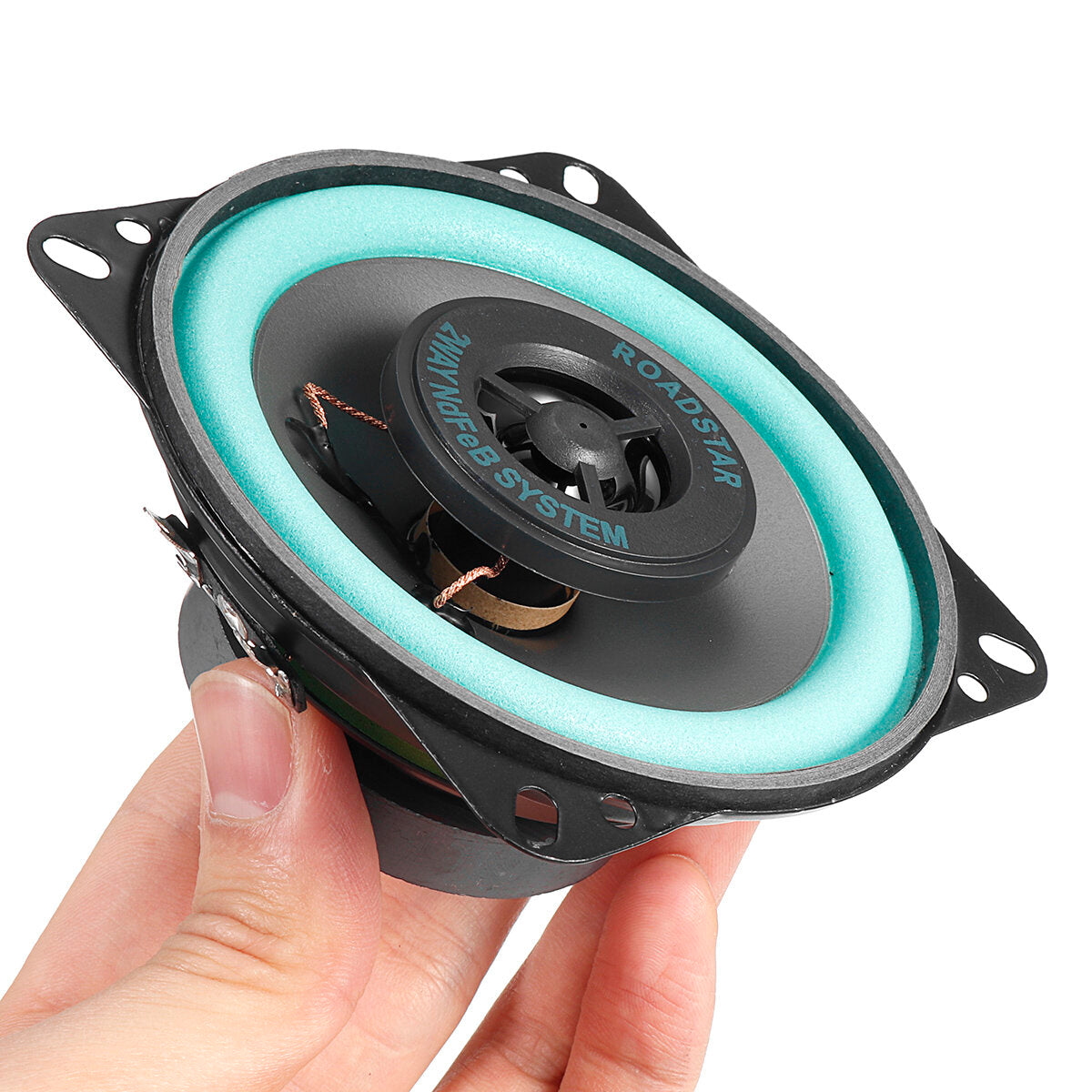 4-inch Car Way Hi-Fi Concentration Loudspeaker Auto Audio Loudspeaker 100W 4-ohm Vehicle Auto Stereo Audio Music Loudspeaker