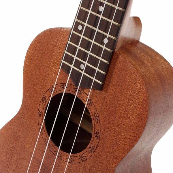 21 inch Soprano Ukulele Uke Sapele 12 Frets Musical Instrument