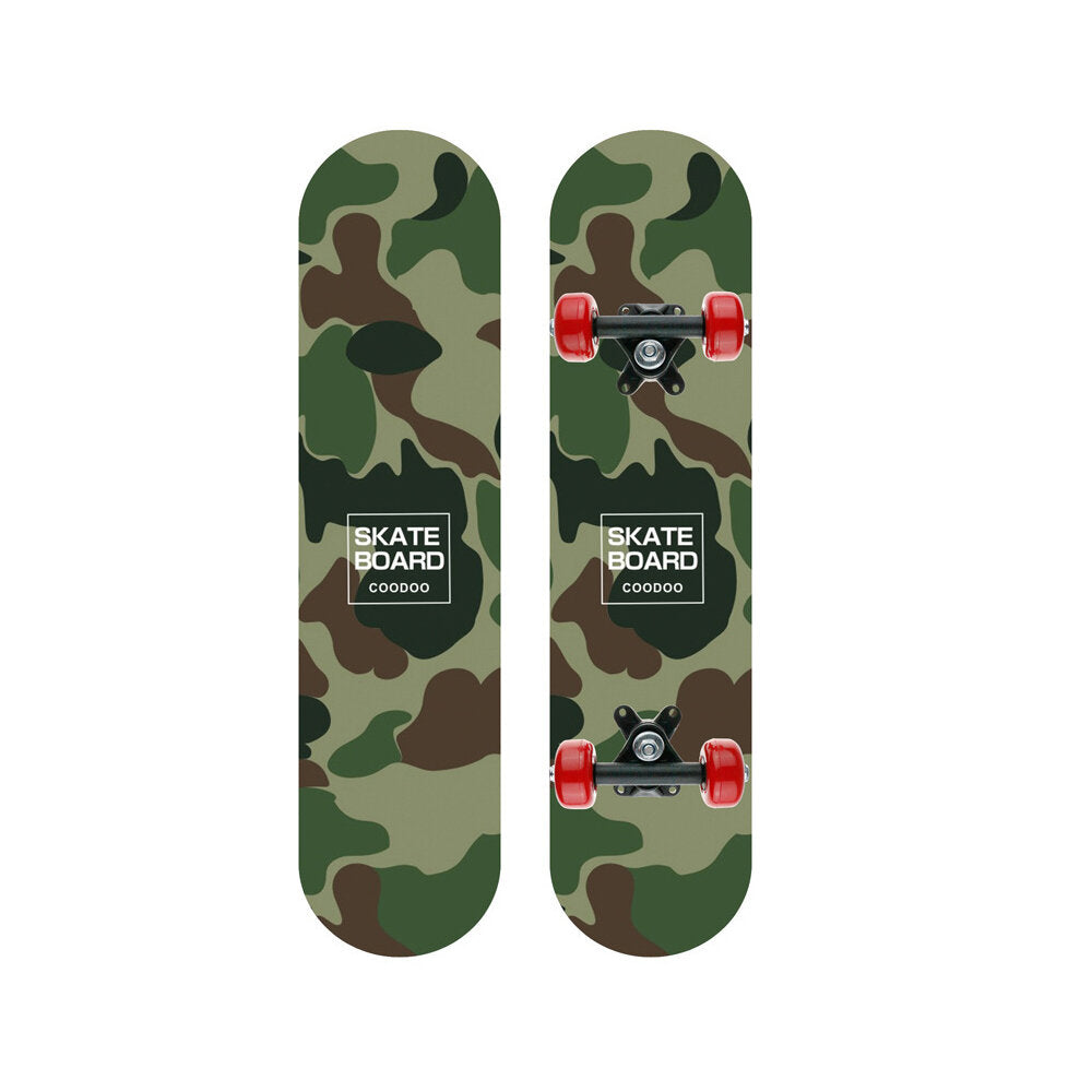 23.5inch Skateboard Natural Maple Complete Skate board Beginner＆Professional for Cruising Carving Free-Style Downhill