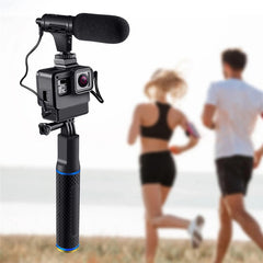 Condenser Microphone HD Recording Noise Reduction 3.5mm Mic for Camera Mobile Phone Vlogging Photography Interview Audio