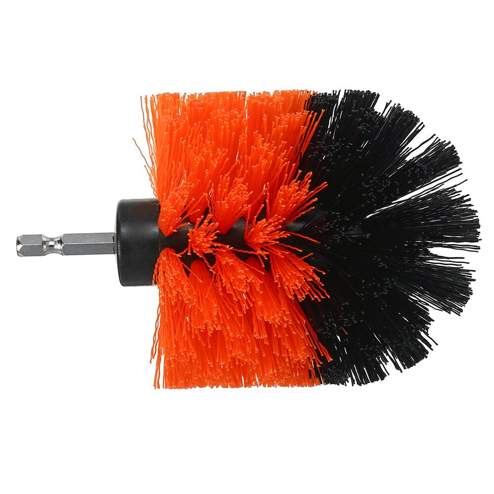 19pcs Drill Scrubber Cleaning Drill Brush Set with Sponge Extension Rod for Car Kitchen Grill Tile Toilet Bathroom