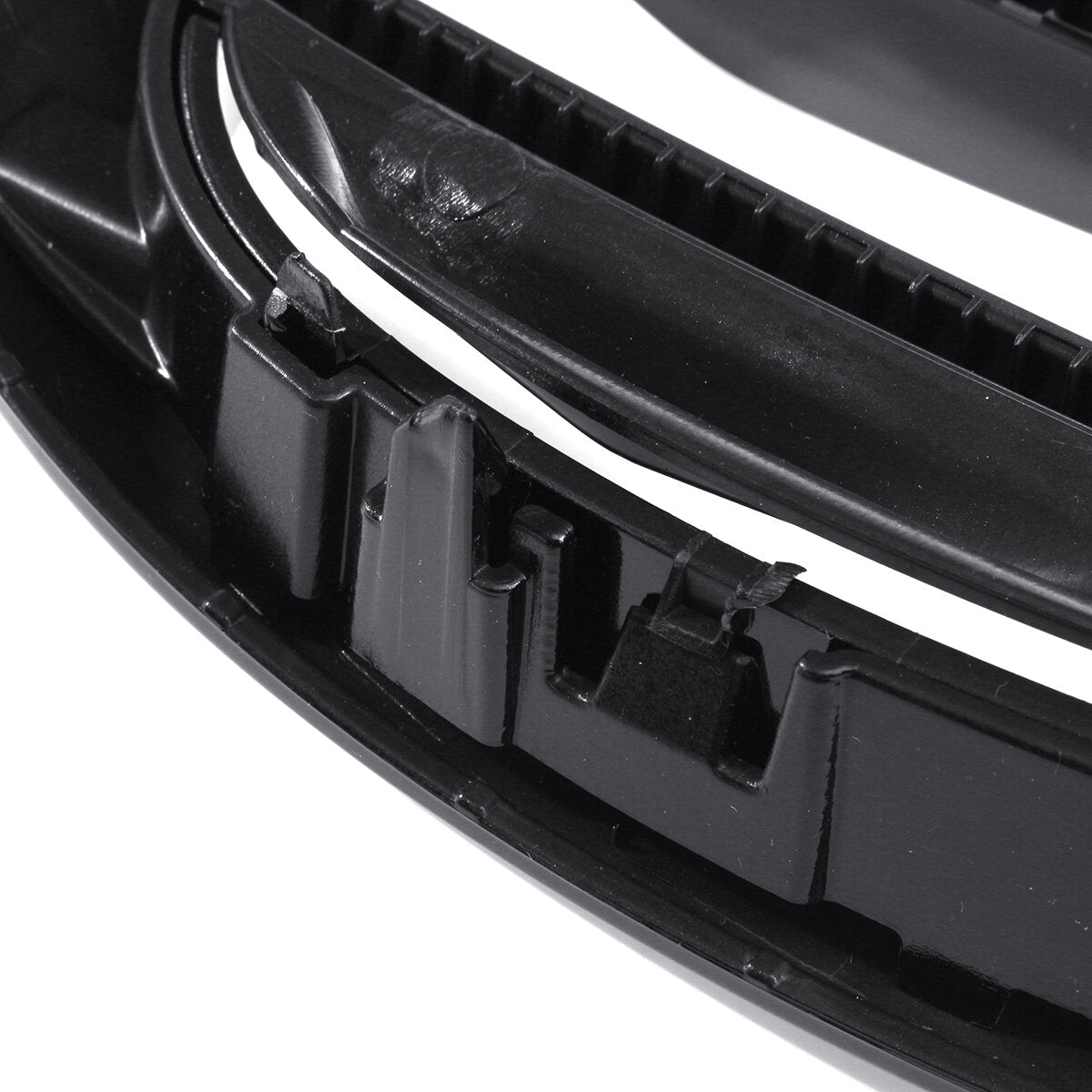 Pair Glossy Black Front Kidney Grill Grille For BMW 5 Series